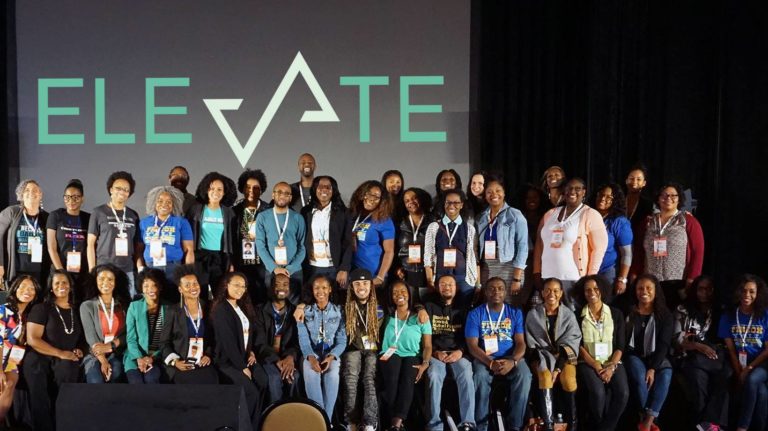 The elevate community group photo