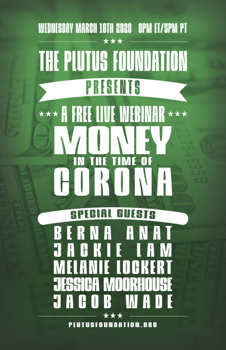 Money in the Time of Corona Poster